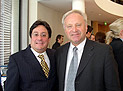 Lothar Mark mit dem kolumbianischen Vizepräsidenten Francisco Santos Calderón, der zu Gast im Gesprächskreis Lateinamerika war.